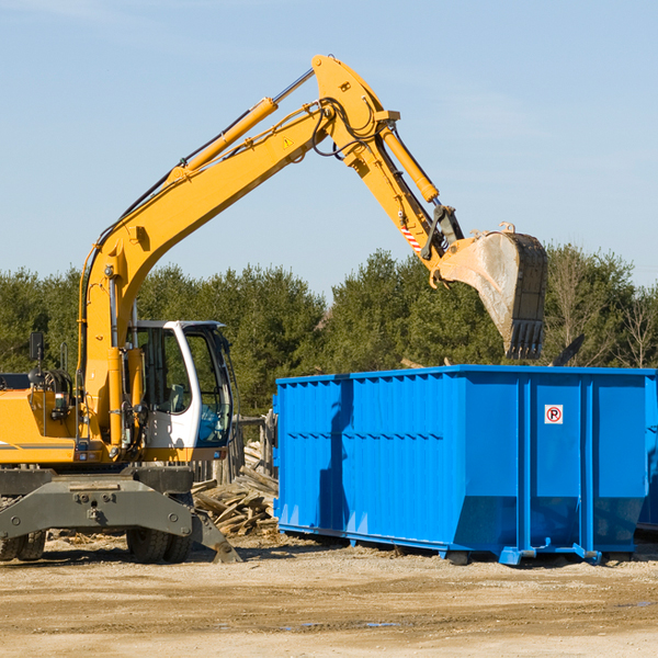 can i rent a residential dumpster for a construction project in Bovill